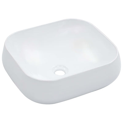 VIDAXL WASHBAIN 44.5X39.5X14,5 cm Keramik Weiß