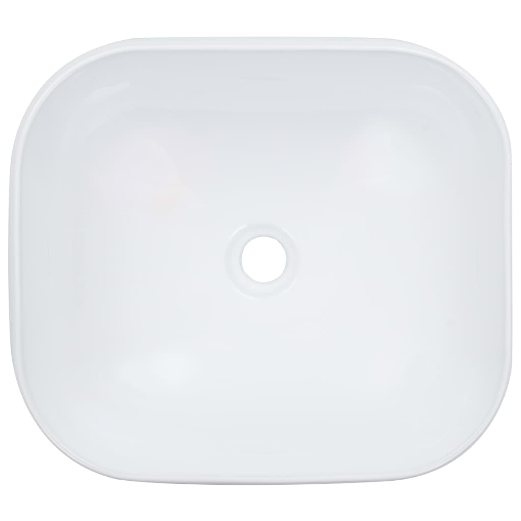 VIDAXL WASHBAIN 44.5X39.5X14,5 cm Keramik Weiß