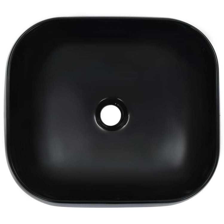 VIDAXL WASHBAIN 44.5X39.5X14,5 cm Keramikschwarz