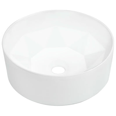 Vidaxl Washbeasin 36x14 cm Keramik Weiß