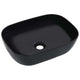VIDAXL WASHBAIN 45.5X32X13 CM Keramikschwarz