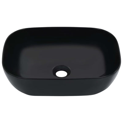 VIDAXL WASHBAIN 45.5X32X13 CM Keramikschwarz