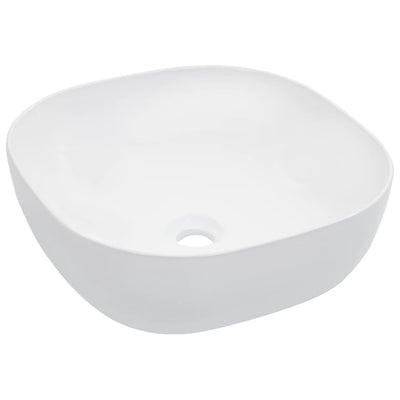 VIDAXL WASHBAIN 42.5X42.5X14,5 cm Keramik Weiß