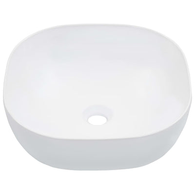 VIDAXL WASHBAIN 42.5X42.5X14,5 cm Keramik Weiß