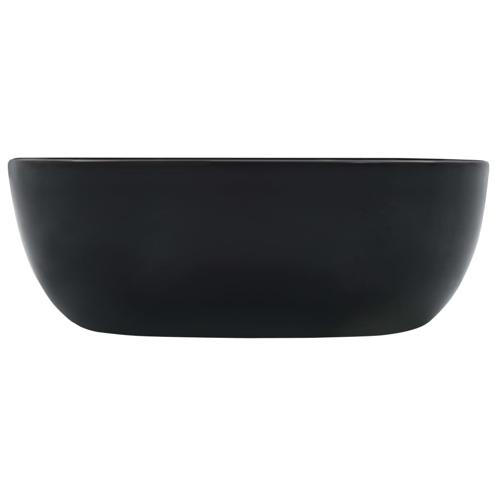 VIDAXL WASHBAIN 42.5X42.5X14,5 cm Keramikschwarz