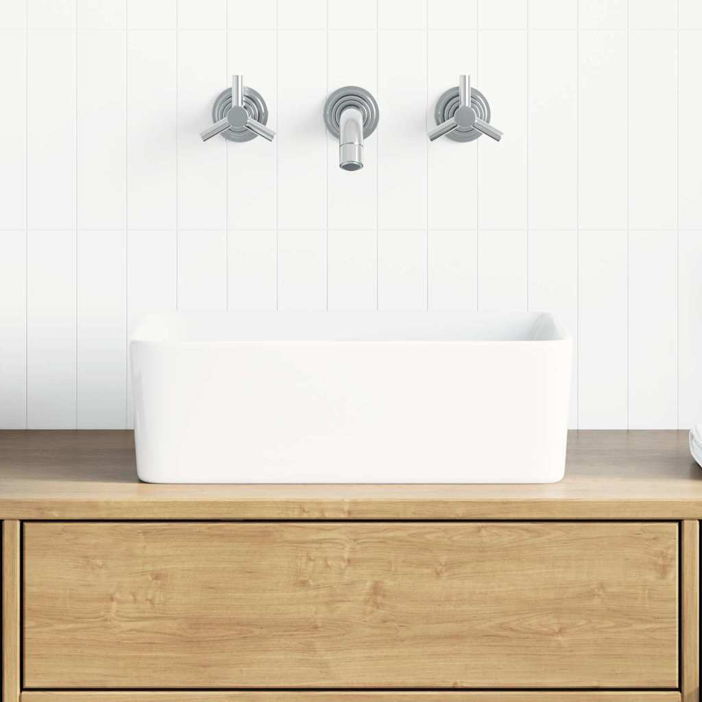 VIDAXL WASHBAIN 40X30X13 CM Keramik Weiß