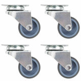 Vidaxl Doppellenkrollen 4 Stück 50 mm - afbeelding 1