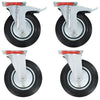 VIDAXL -Schwenk Wiel 4 St 200 mm