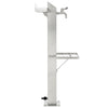 VIDAXL Garten Wassersäule Quadrat 95 cm Edelstahl