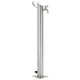 Vidaxl Gartenwassersäule rund 95 cm Edelstahl