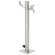 Vidaxl Garten Wassersäule rund 65 cm Edelstahl