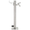 Vidaxl Garten Wassersäule rund 65 cm Edelstahl