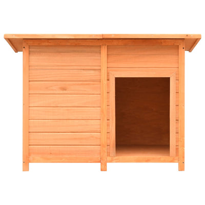 Vidaxl Dog Loft 120x77x86 cm Festkiefer und Feuerholz