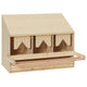 Vidaxl Chicken Shelter 3 Fächer 72x33x54 cm Festkiefer