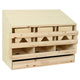 Vidaxl Chicken Shelter 3 Fächer 93x40x65 cm Festkiefer