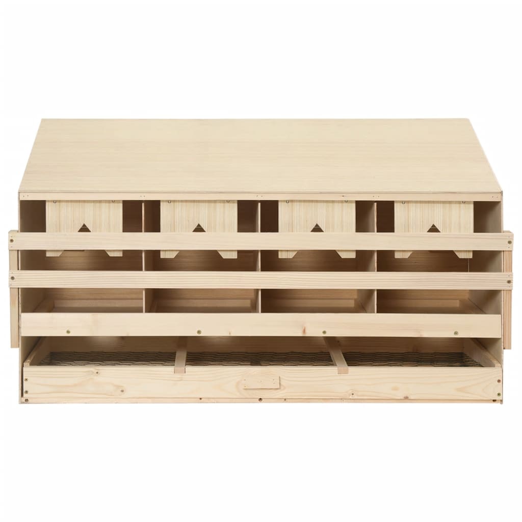 Vidaxl Chicken Shelter 4 Fächer 106x40x59 cm Festkiefer