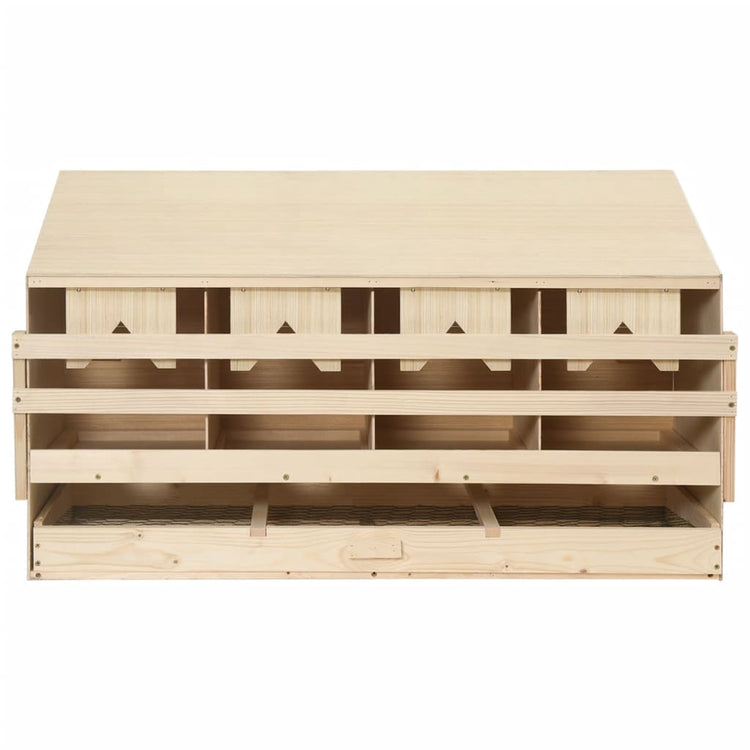 Vidaxl Chicken Shelter 4 Fächer 106x40x59 cm Festkiefer