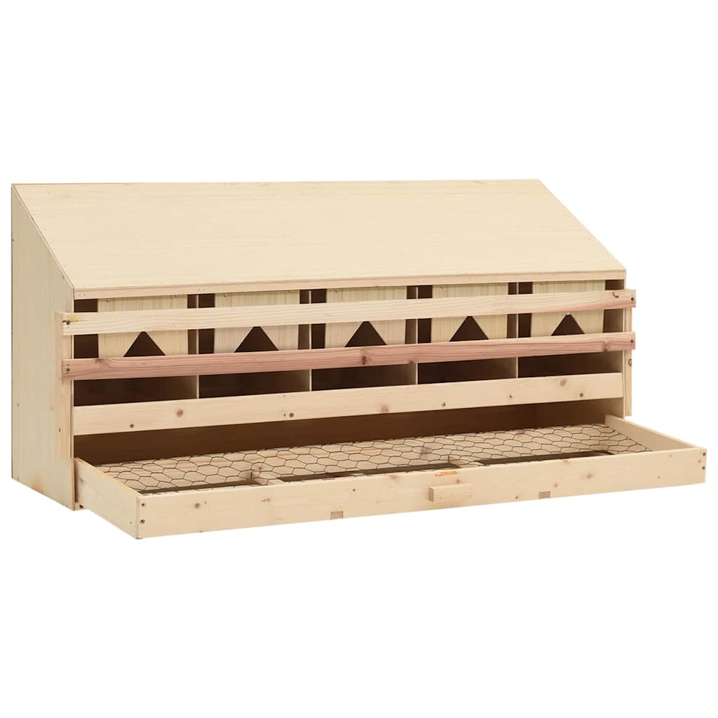 Vidaxl Chicken Shelter 5 Fächer 117x33x54 cm Festkiefer