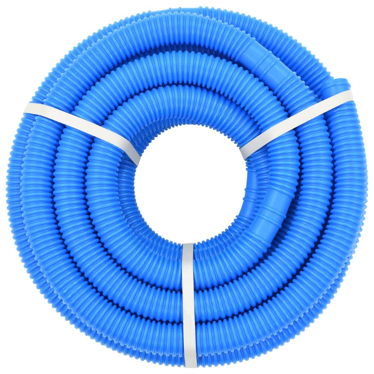 Vidaxl Schwimmbadschlauch mit Klemmen 38 mm 12 m blau