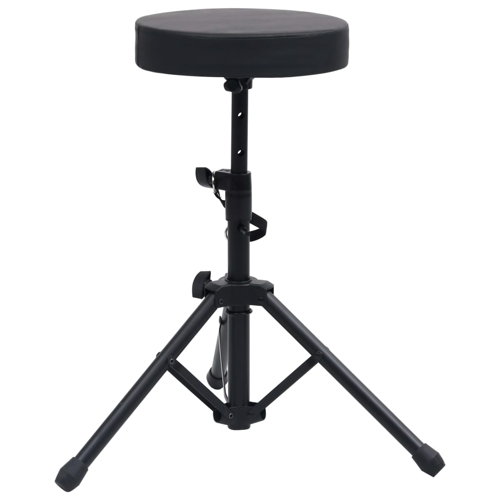 Vidaxl Drum Stuhl einstellbar rund schwarz