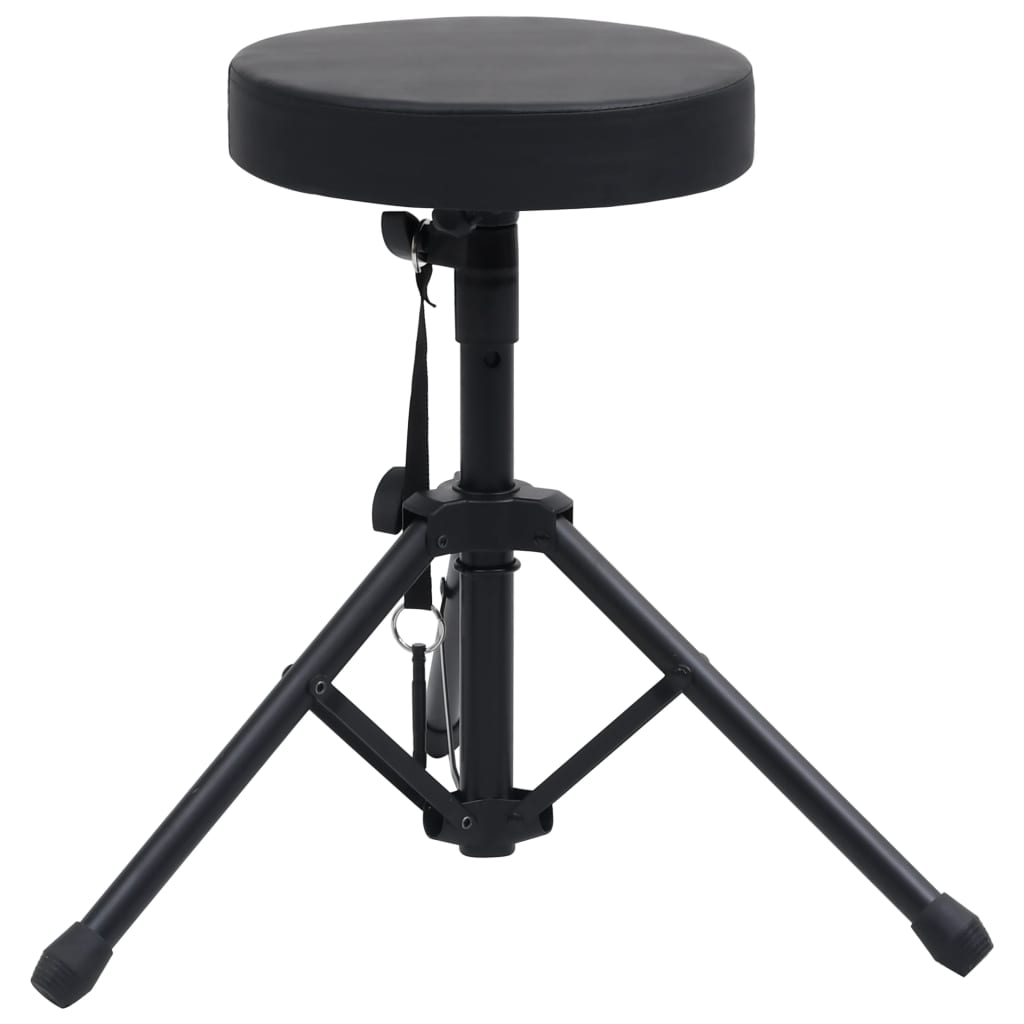 Vidaxl Drum Stuhl einstellbar rund schwarz