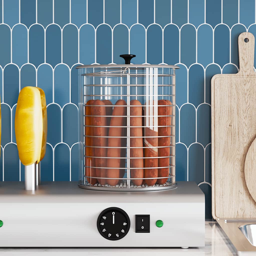 VIDAXL -Zylinder für Hotdog -Histurmer 200x240 mm Glas