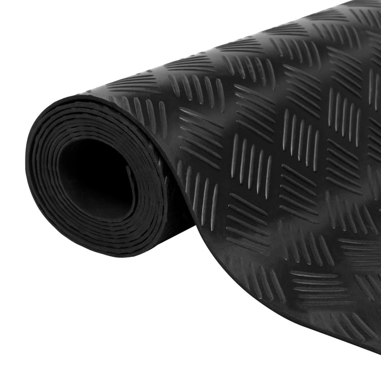 VIDAXL-Bodenmatte Anti-Rutsch 3 mm 1,5 x 4 m Gummifenster