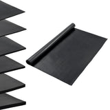 VIDAXL-Bodenmatte Anti-Rutsch 1 mm glatt 1,2 x 2 M Gummi - afbeelding 1
