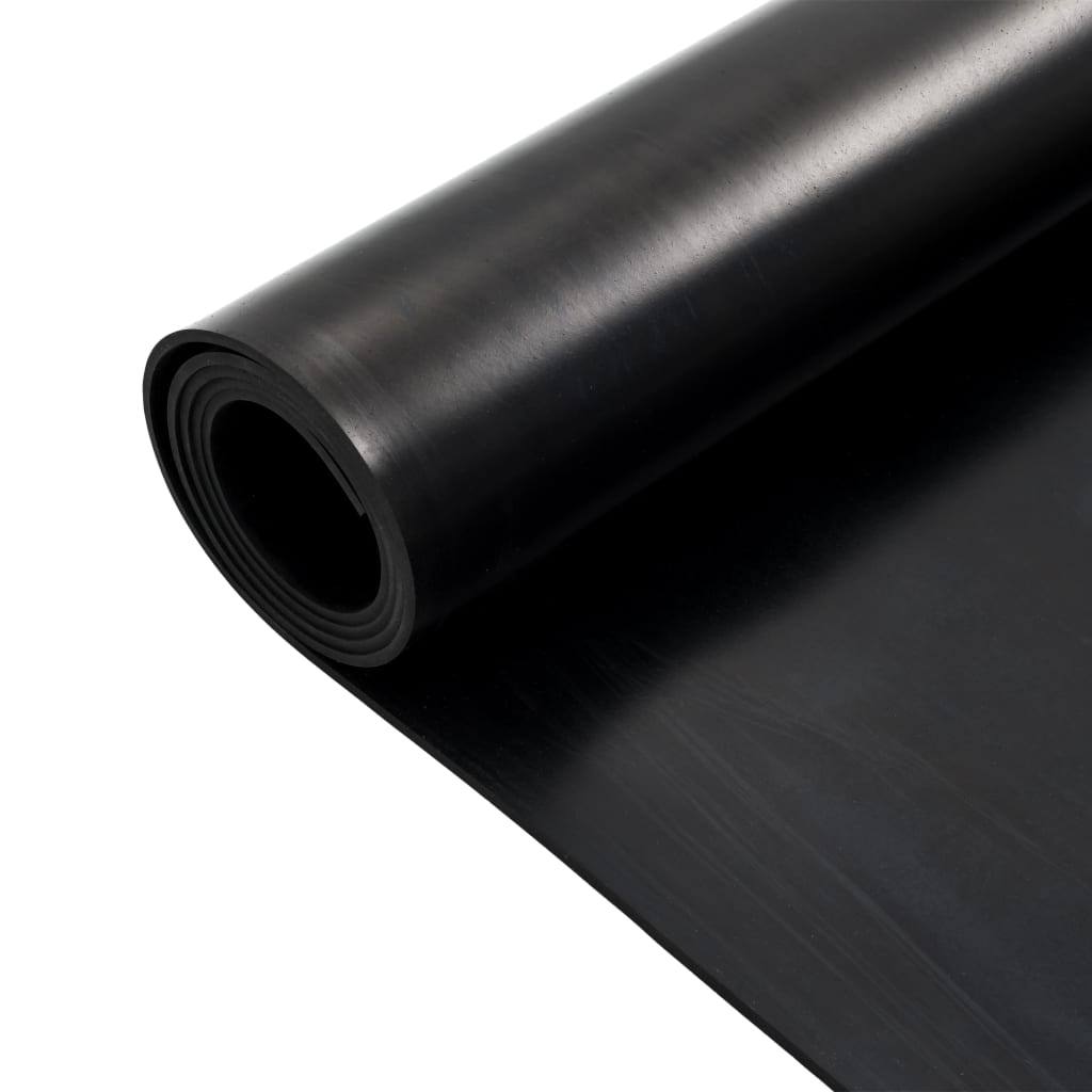 VIDAXL-Bodenmatte Anti-Rutsch 4 mm glatt 1,2 x 2 m Gummi