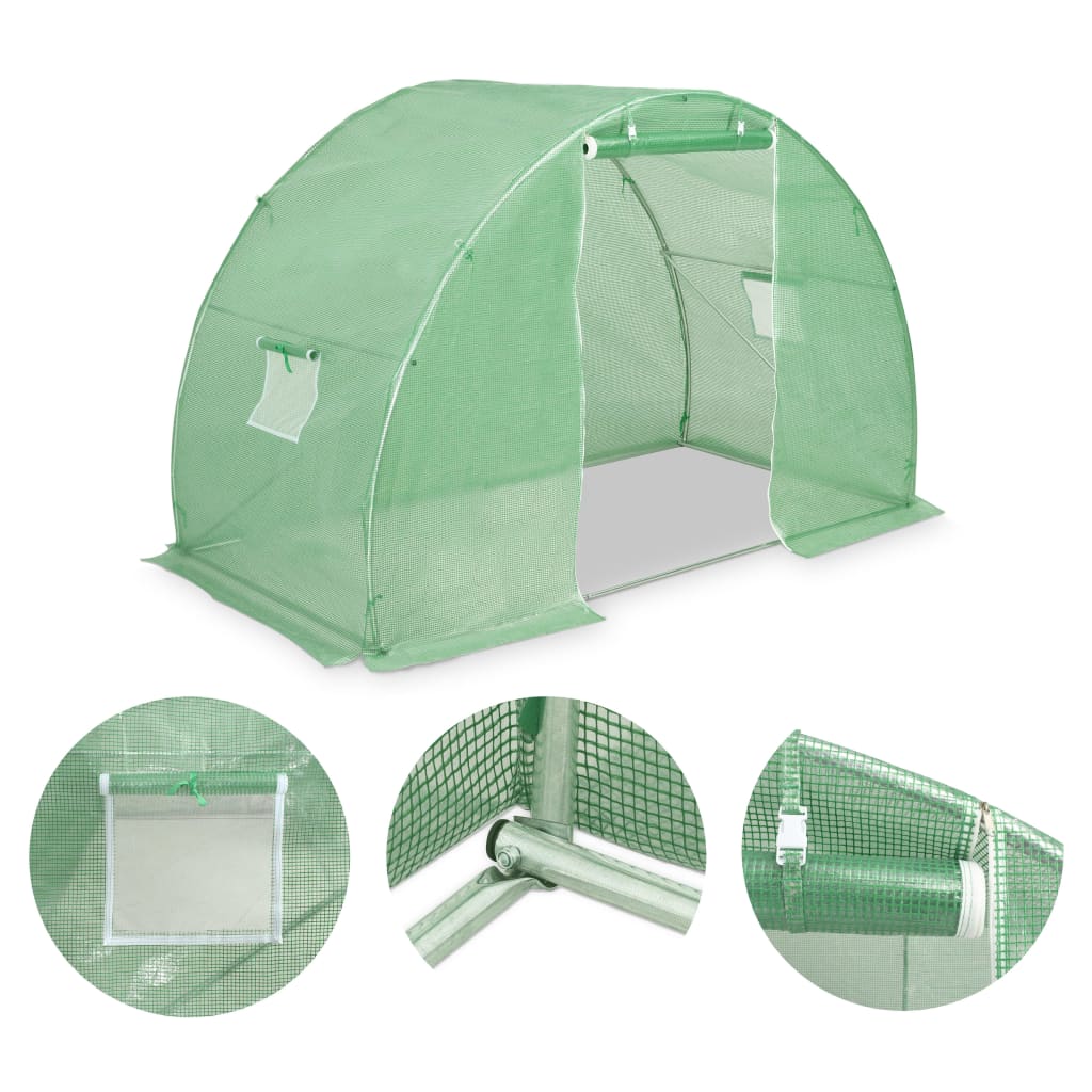 Vidaxl Greenhouse 4,5 m² 300 x 1550 x 200 cm