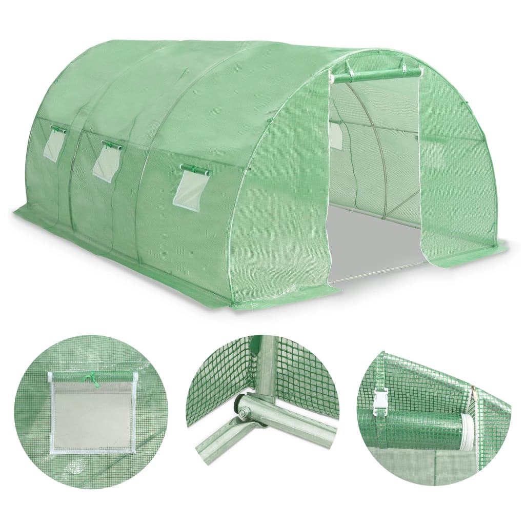 Vidaxl Greenhouse 13,5 m² 450 x 300 x 200 cm