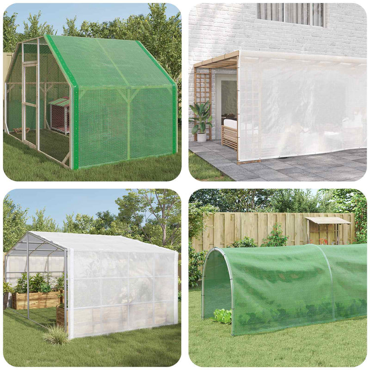 Vidaxl Leno Tarpaulin 260 g m² 4x15 m Weiß