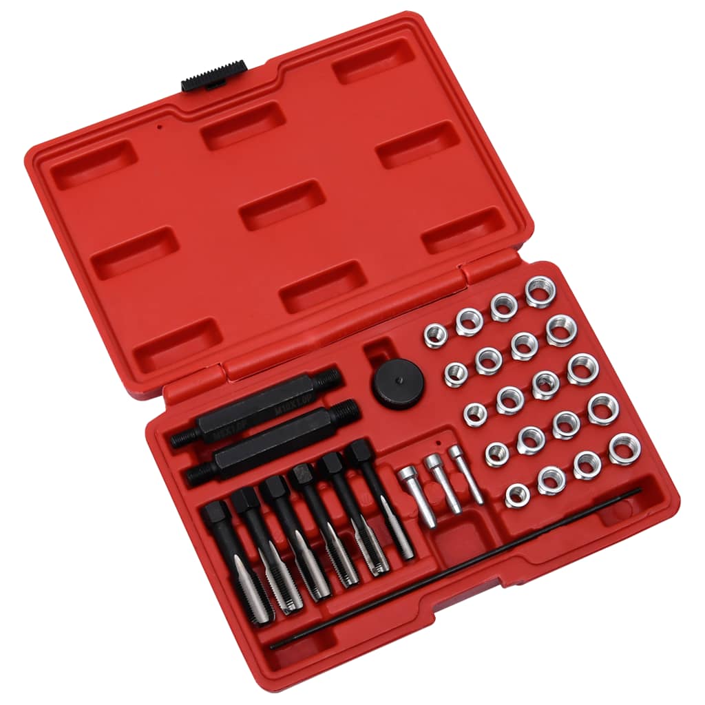 VIDAXL 33-TEIL GLOWA-Stecker geworfener Reparatursatz M8 M10 M12
