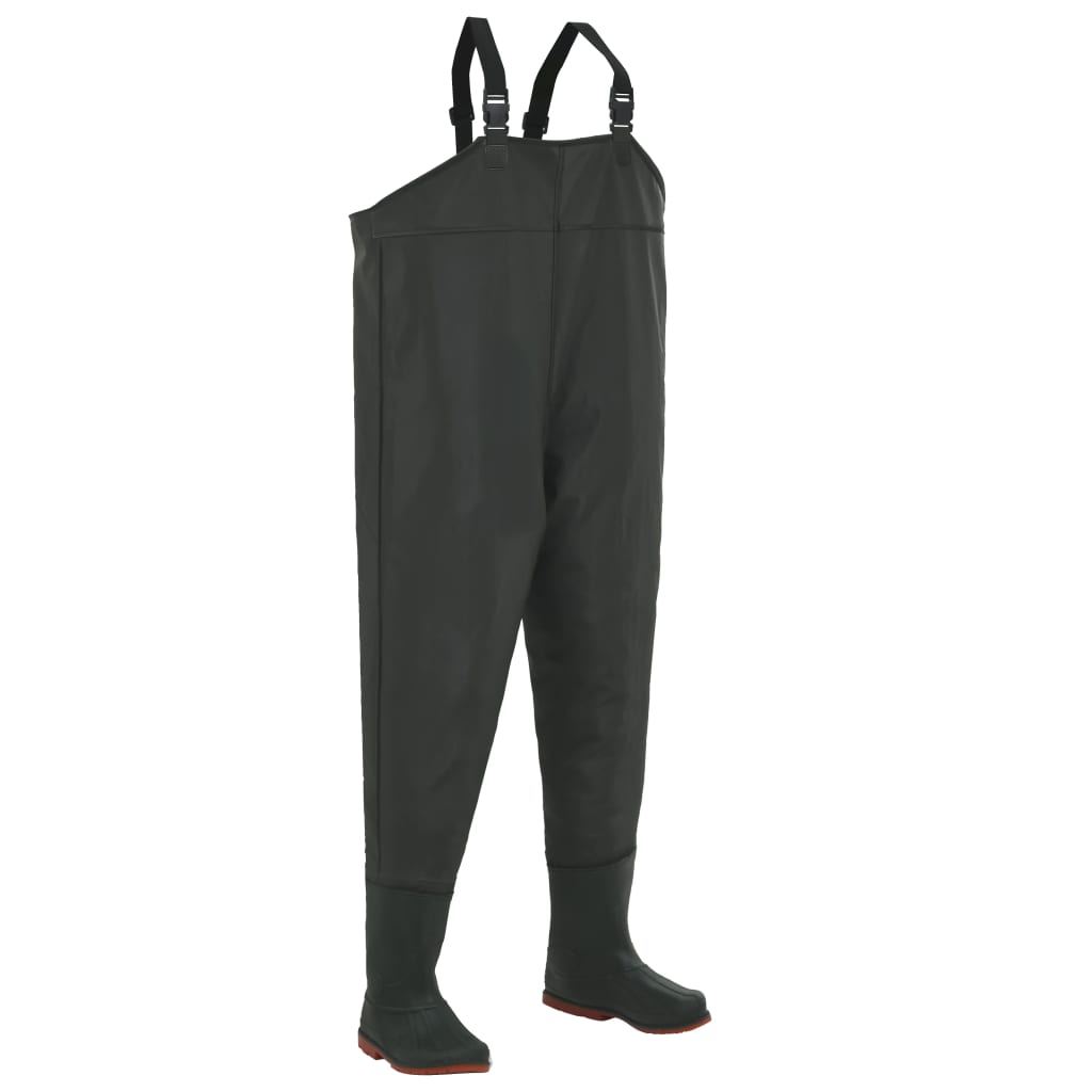 Vidaxl Waadbroek mit Stiefel Größe 41 Grün