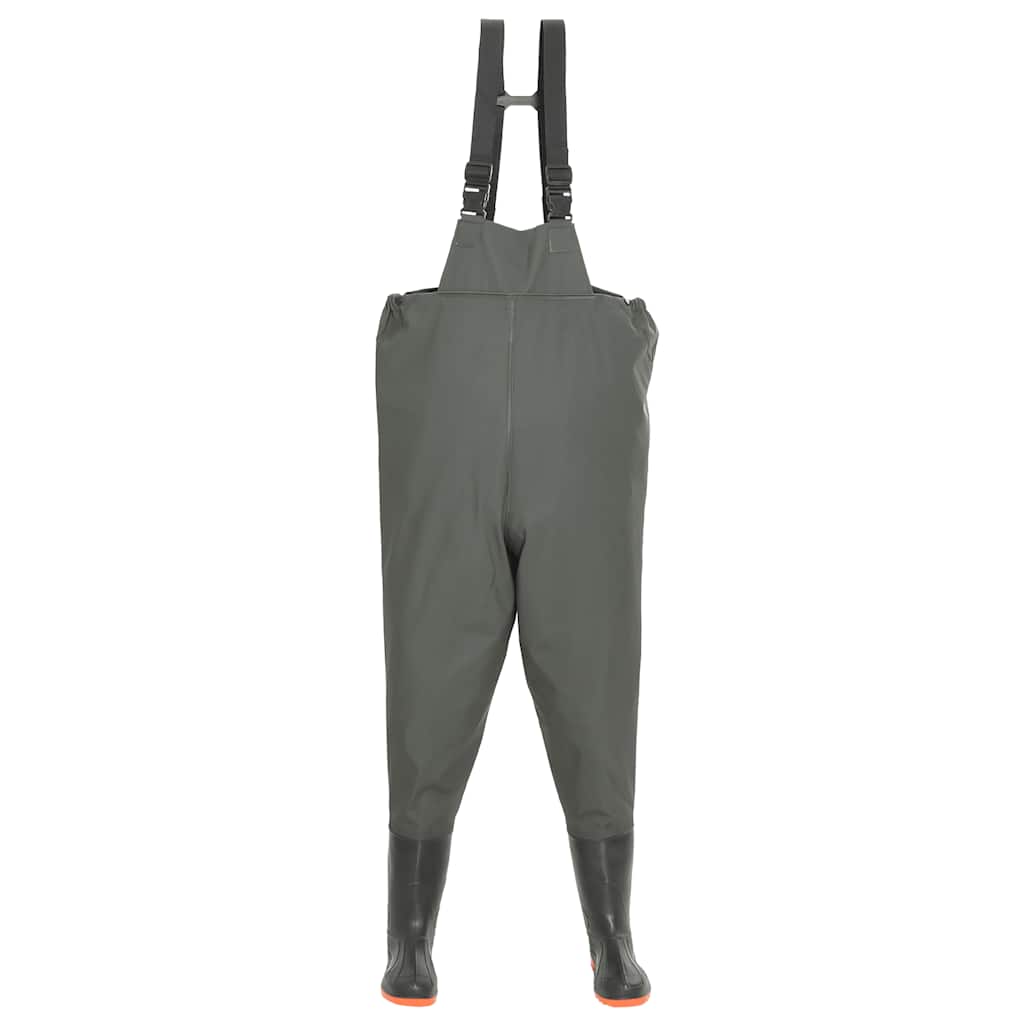 Vidaxl Waadbroek mit Stiefel Größe 44 Grün