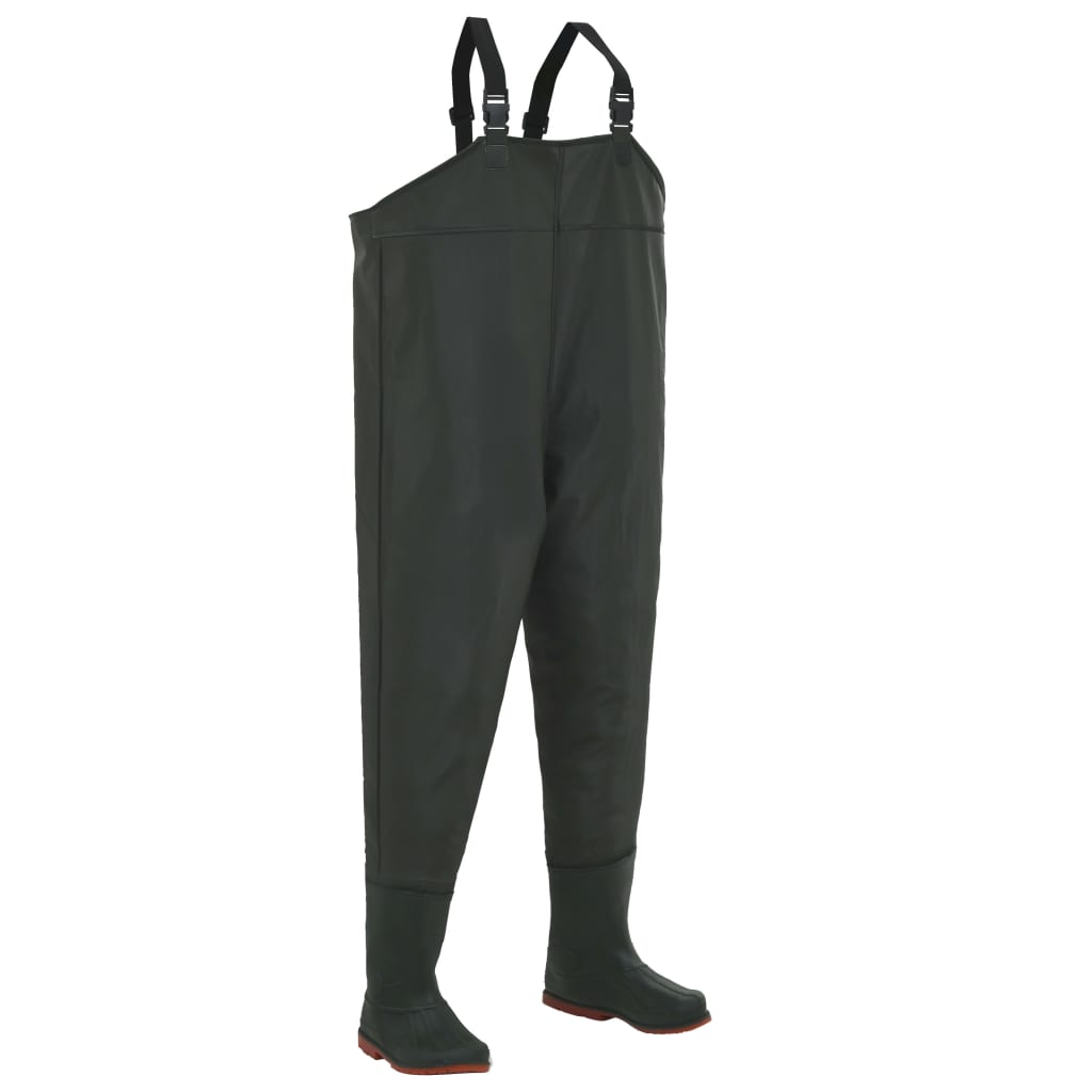 Vidaxl Waadbroek mit Stiefel Größe 46 Grün