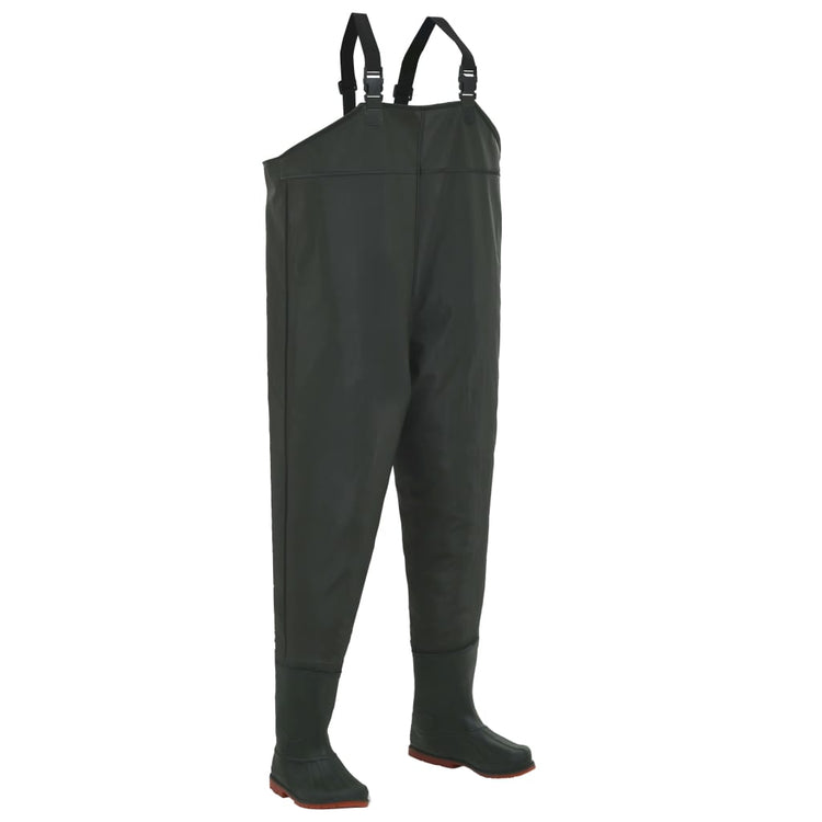 Vidaxl Waadbroek mit Stiefel Größe 46 Grün