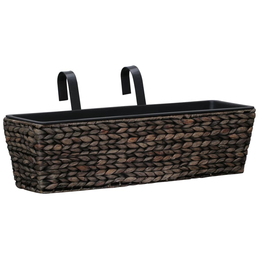 Vidaxl -Pflanzer 2 St Wasserhyakintbraun