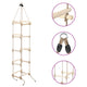 Vidaxl -Seilleiter 200 cm Holz