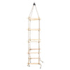 Vidaxl -Seilleiter 200 cm Holz