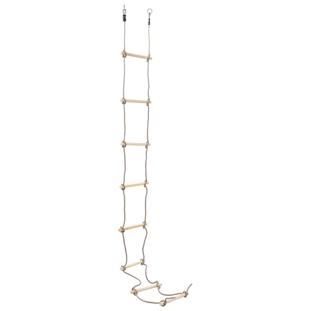 Vidaxl -Seilleiter 290 cm Holz