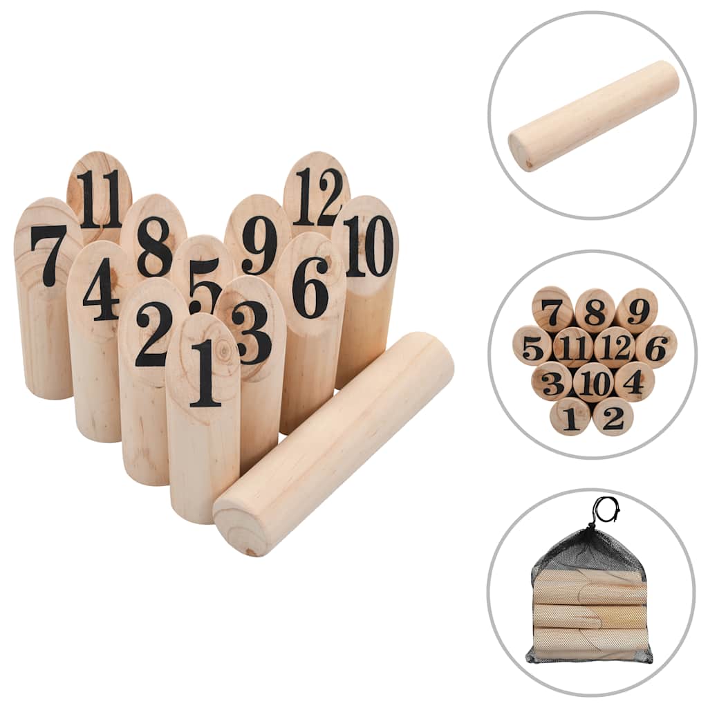 Vidaxl Number Game Set Holz