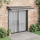 VIDAXL -Tür Banach 240x100 cm PC Schwarz