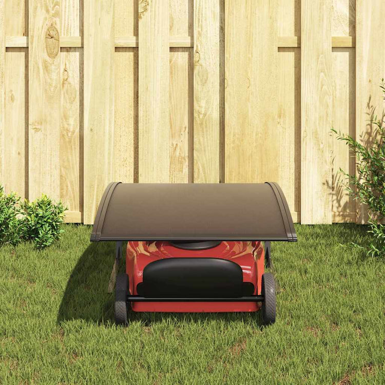 Vidaxxl Garagendach für Rasenroboter 77x103x46 cm schwarz