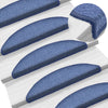 VIDAXL 15 ST -Pedalmatten 56x17x3 cm blau