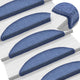 VIDAXL 15 ST -Pedalmatten 56x17x3 cm blau