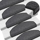 Vidaxl 15 Stusen 65x24x4 cm Anthrazit