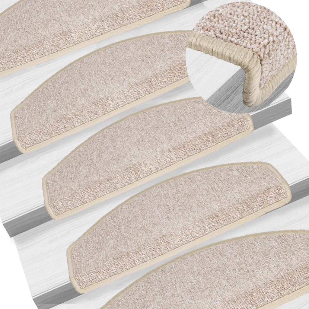 VIDAXL 15 ST Pedalmatten 65x24x4 cm Taupe