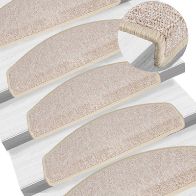 VIDAXL 15 ST Pedalmatten 65x24x4 cm Taupe