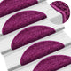 Vidaxl -Treppenmatten 15 ST 56x17x3 cm Violett